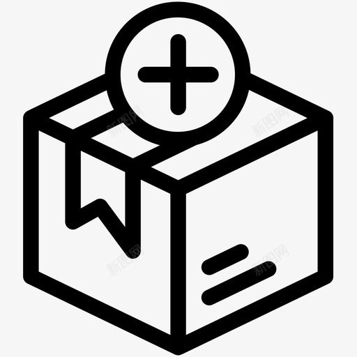包装加箱箱包装图标svg_新图网 https://ixintu.com 包装加 商务电子商务物流提纲 箱 箱包装 纸板包装 送货
