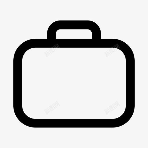 公文包手提箱公事包图标svg_新图网 https://ixintu.com 公事包 公文包 手提箱