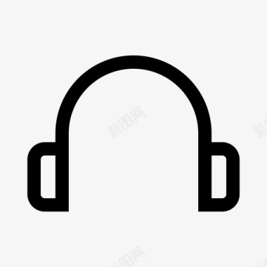 耳机音乐用户界面图标图标