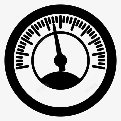 速度指示器汽车仪表板图标svg_新图网 https://ixintu.com 仪表板 性能 汽车 速度指示器 速度表