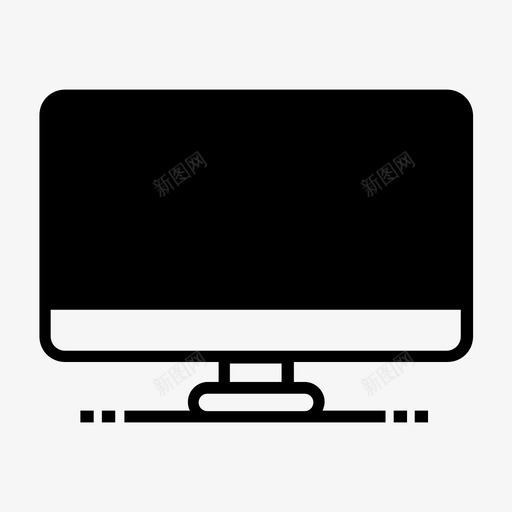 电脑显示器空白桌面图标svg_新图网 https://ixintu.com imac 屏幕 桌面 电脑显示器 空白