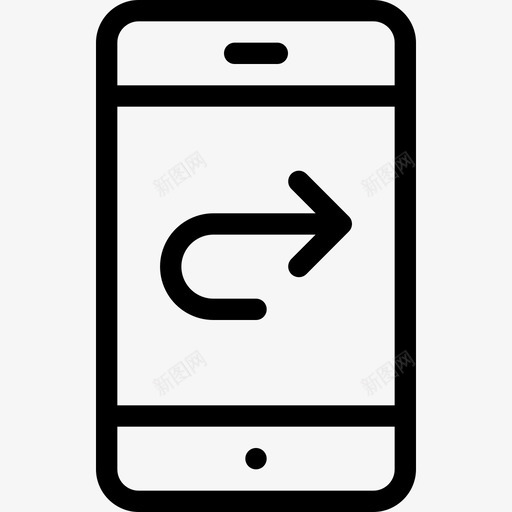 智能手机箭头手机图标svg_新图网 https://ixintu.com 导航 手机 智能手机 智能手机2 箭头