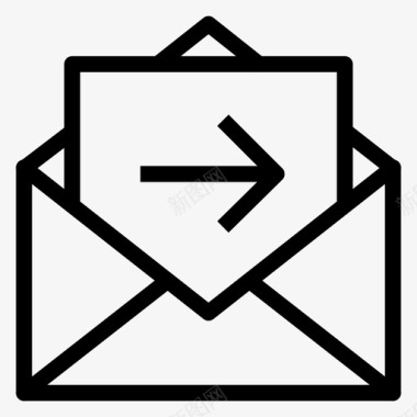 电子邮件联系人信件图标图标