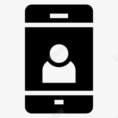 手机iphone个人图标图标