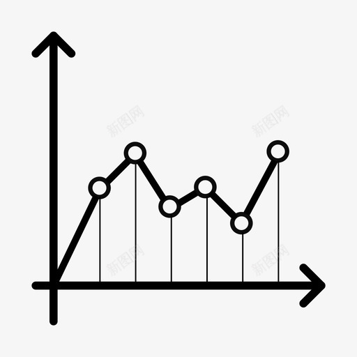 点图图表统计图标svg_新图网 https://ixintu.com 图表 测量和图表 点图 统计