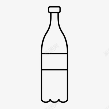 汽水瓶酒精饮料图标图标