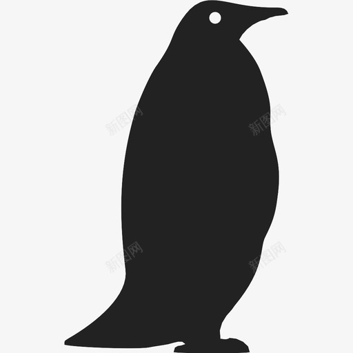 企鹅动物可爱冰图标svg_新图网 https://ixintu.com 企鹅动物 冰 可爱 散步 极地