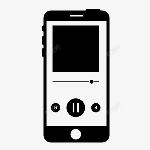 音乐应用程序itunesspotify图标svg_新图网 https://ixintu.com itunes spotify 流媒体 移动线框 音乐应用程序