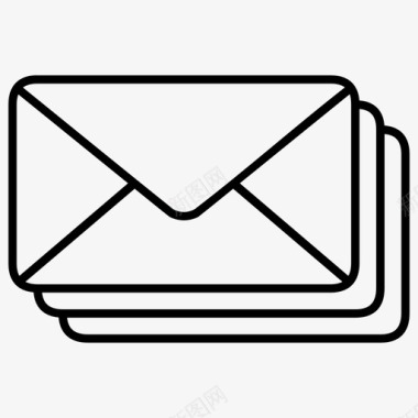 新邮件信封信件图标图标