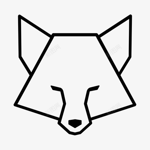 狐狸动物森林图标svg_新图网 https://ixintu.com 动物 森林 狐狸 狡猾 聪明