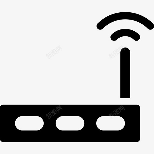 Wifi路由器技术电子设备图标svg_新图网 https://ixintu.com Wifi路由器 技术 电子设备