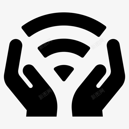 wifi点wifi接入图标svg_新图网 https://ixintu.com wifi接入 wifi点