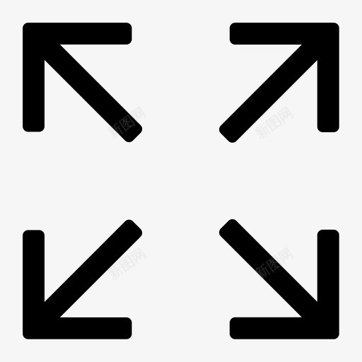 全屏控制键svg_新图网 https://ixintu.com 全屏控制键