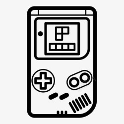 口袋游戏gameboy游戏手持游戏机图标高清图片