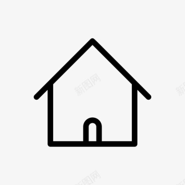 住宅bnb房间图标图标