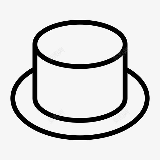 帽子魔术师帽子传统帽子图标svg_新图网 https://ixintu.com 传统帽子 帽子 魔术师帽子