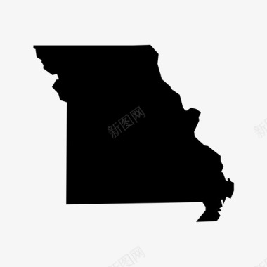 密苏里州州美国图标图标