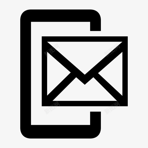 短信通知svg_新图网 https://ixintu.com 短信通知