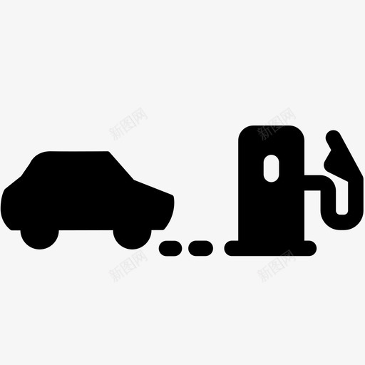 低燃油警告指示灯车辆图标svg_新图网 https://ixintu.com 低燃油警告 指示灯 汽车发动机仪表板灯实心样式 车辆