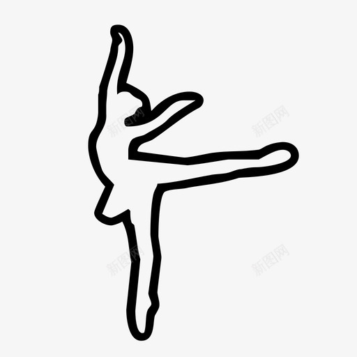 芭蕾svg_新图网 https://ixintu.com 芭蕾 芭蕾，舞蹈，跳舞，优雅