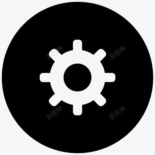 设置齿轮驱动图标svg_新图网 https://ixintu.com 商用 设置 调谐 驱动 齿轮