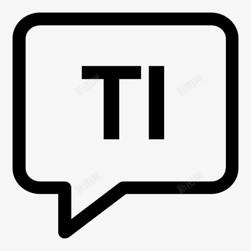 提格里尼亚泡泡语言图标svg_新图网 https://ixintu.com 提格里尼亚 泡泡 语言 语言代码2个字母笔划 说话