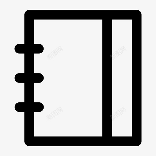 个人记事本svg_新图网 https://ixintu.com 个人记事本