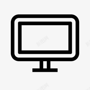 电视电脑显示器图标图标
