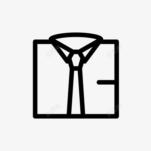 衬衫衣服领带图标svg_新图网 https://ixintu.com ui ui200 衣服 衬衫 领带