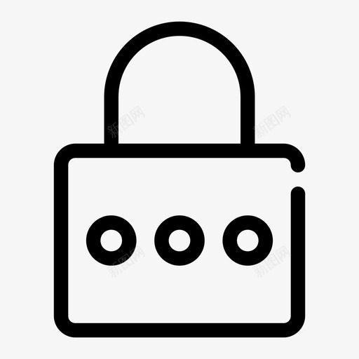 安全密码访问保持图标svg_新图网 https://ixintu.com 保持 安全 安全密码 访问 货币 锁定