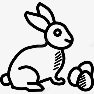 复活节兔子彩蛋游戏图标图标
