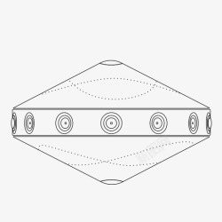 360度环绕图标facebook环绕360视频3d技术图标高清图片