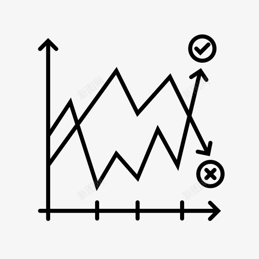 折线图图表信息图图标svg_新图网 https://ixintu.com 信息图 图表 折线图 统计