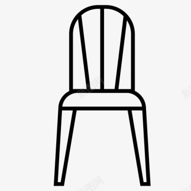 椅子扶手椅家具图标图标