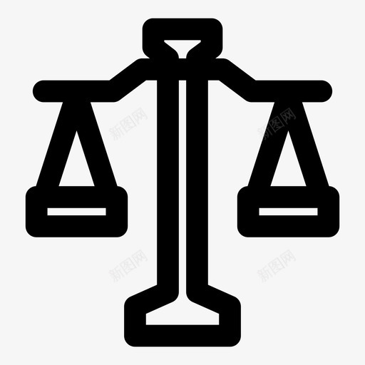 正义平衡天秤座图标svg_新图网 https://ixintu.com 天平 天秤座 平衡 正义 象征