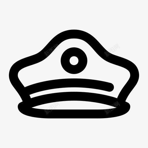 海军帽划船帽航海帽图标svg_新图网 https://ixintu.com 划船帽 水手 水手帽 海军帽 航海帽