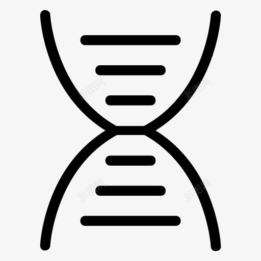 科学细胞dna图标svg_新图网 https://ixintu.com dna 分子 教育字形图标第一卷 科学 细胞 螺旋 遗传学