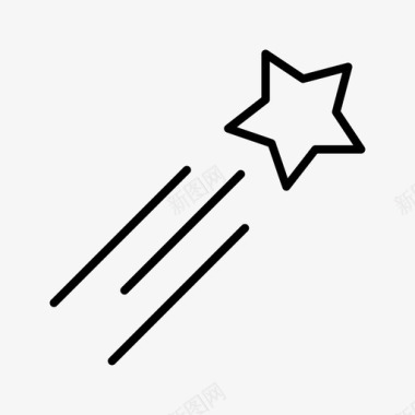 流星彗星夜图标图标