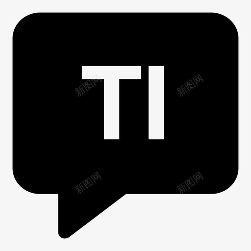 提格里尼亚泡泡语言图标svg_新图网 https://ixintu.com 提格里尼亚 泡泡 语言 语言代码2个字母实心