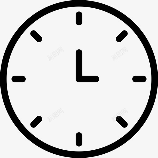 时钟约会时间图标svg_新图网 https://ixintu.com 手表 时尚流畅的线条图标 时钟 时间 约会 计时器