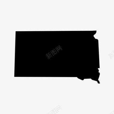 南达科他州南达科他州美国各州图标图标