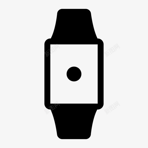 applewatch单动作按钮界面图标svg_新图网 https://ixintu.com applewatch单动作 smartwatch线框 按钮 界面