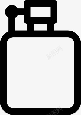 烧瓶酒精瓶子图标图标