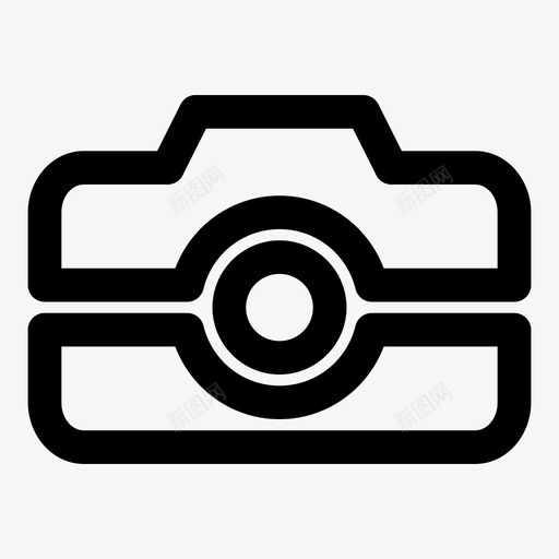 照相机镜头照片图标svg_新图网 https://ixintu.com 变焦 拍摄 照片 照相机 镜头