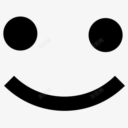 微笑表情符号友好图标svg_新图网 https://ixintu.com 友好 基本设置3 微笑 快乐 表情符号