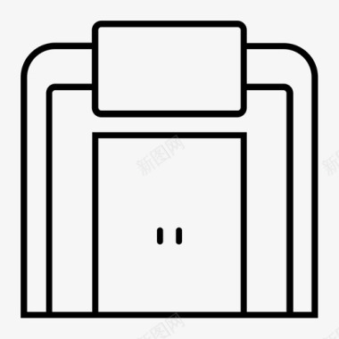 商店建筑物陈列室图标图标