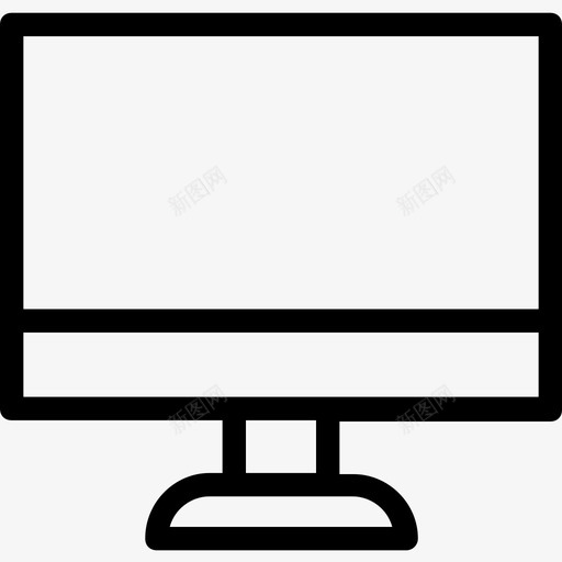 显示器显示屏lcd图标svg_新图网 https://ixintu.com lcd led 显示器 显示屏 电视 科技平滑线图标