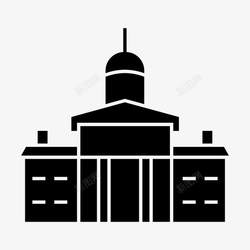 维蒙特建筑地标图标svg_新图网 https://ixintu.com 地标 建筑 旅游 纪念碑 维蒙特 首都世界地标符号