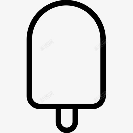 冰棒甜点食物图标svg_新图网 https://ixintu.com 冰棒 冰淇淋 夏日系列 甜点 食物