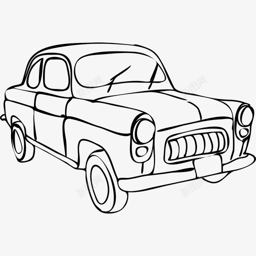 古巴的老爷车老旧的生锈的图标svg_新图网 https://ixintu.com 古巴的老爷车 生锈的 老旧的